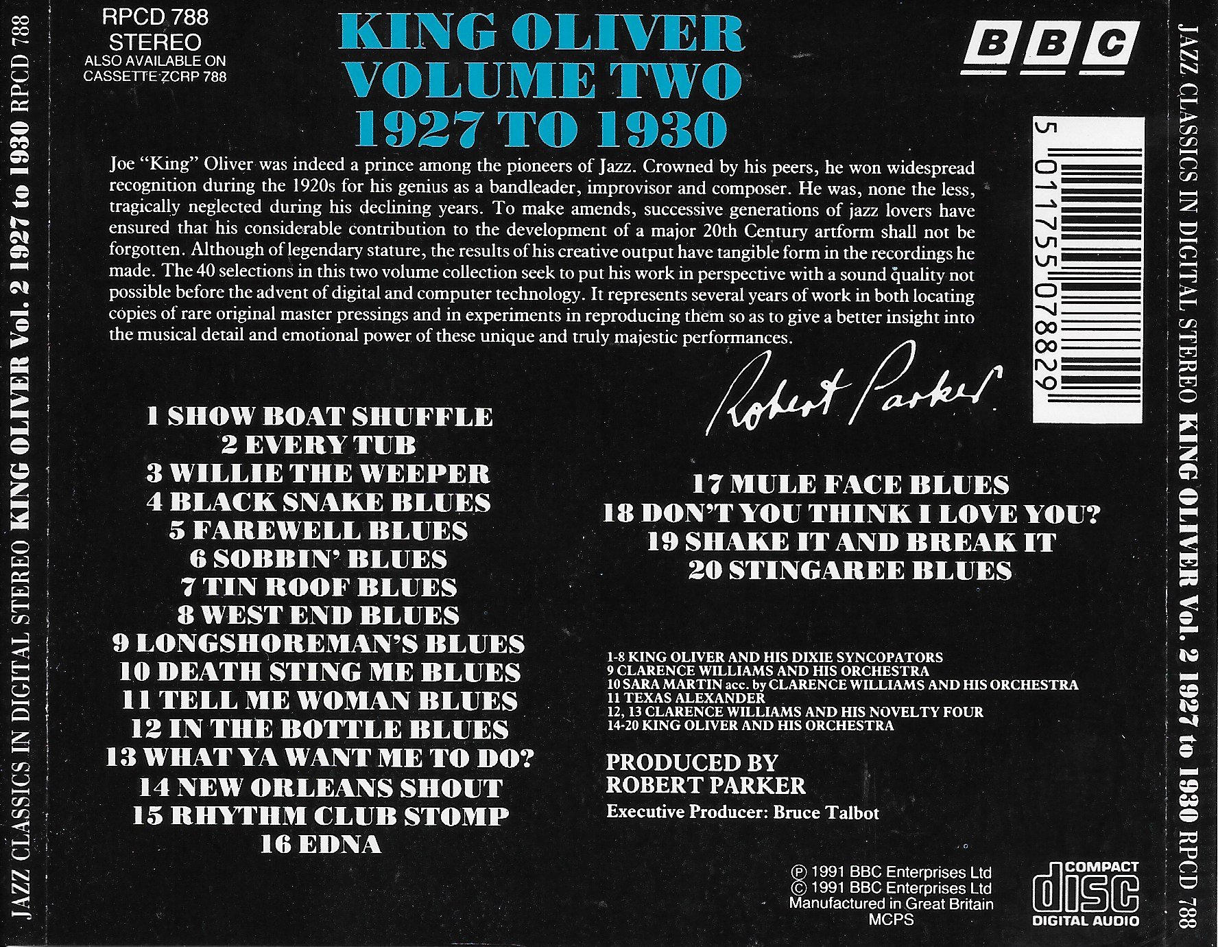 Back cover of RPCD 788